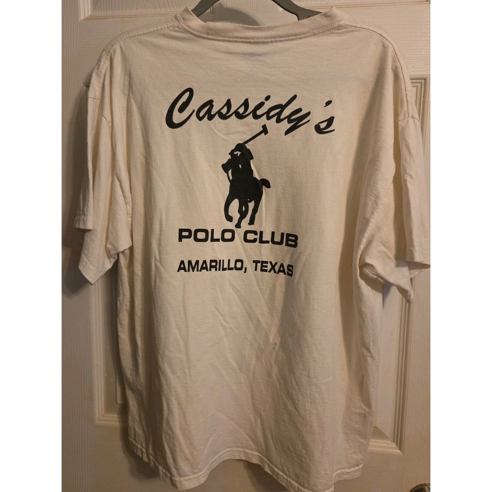 Vntg Cassidy's Polo Club Amarillo TX T-shirt XL
